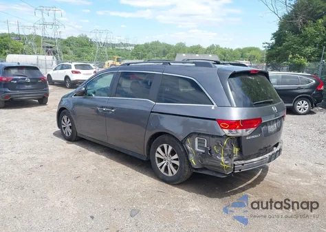 2014 Honda Odyssey Ex-L from USA, damaged, VIN 5FNRL5H69EB022107